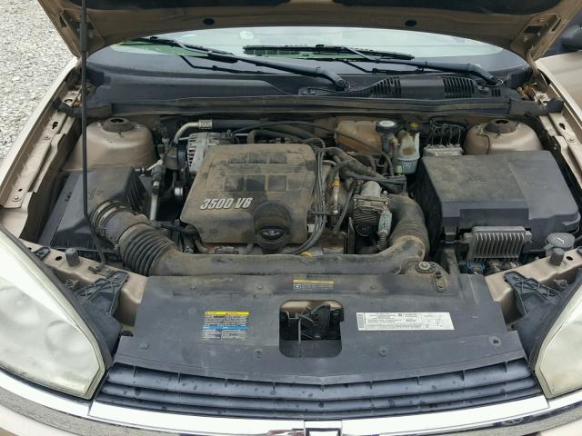 1G1ZT52835F266494 - 2005 CHEVROLET MALIBU LS თაფლისფერი ფოტო 7