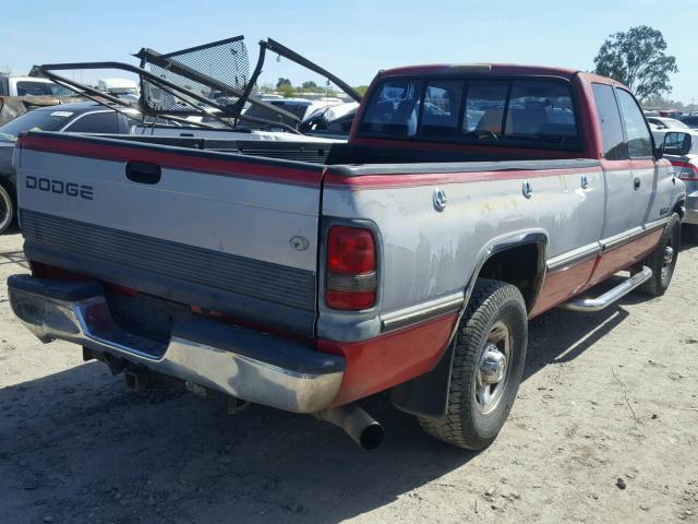 3B7KC23C8TM106876 - 1996 DODGE RAM 2500 RED photo 4