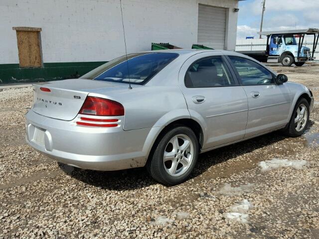 1B3EL46X95N666942 - 2005 DODGE STRATUS SX SILVER photo 4