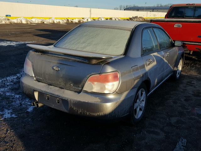 JF1GD61667H513344 - 2007 SUBARU IMPREZA 2. GRAY photo 4