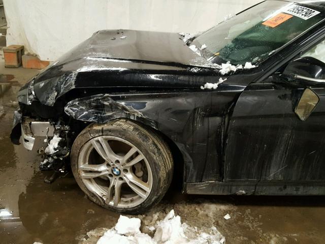 WBA3B9C59EF801420 - 2014 BMW 335 XI BLACK photo 9