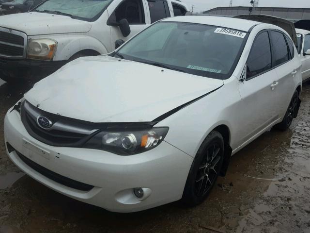 JF1GH6A64AG813837 - 2010 SUBARU IMPREZA 2. WHITE photo 2