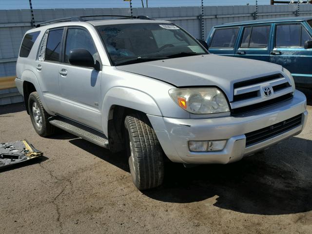 JTEZU14R040020938 - 2004 TOYOTA 4RUNNER SR SILVER photo 1