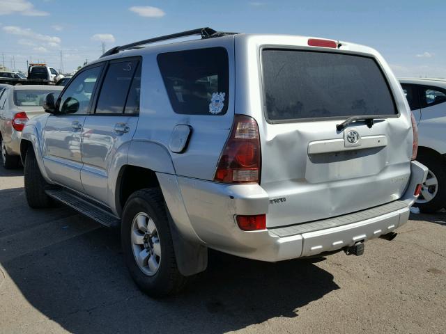 JTEZU14R040020938 - 2004 TOYOTA 4RUNNER SR SILVER photo 3