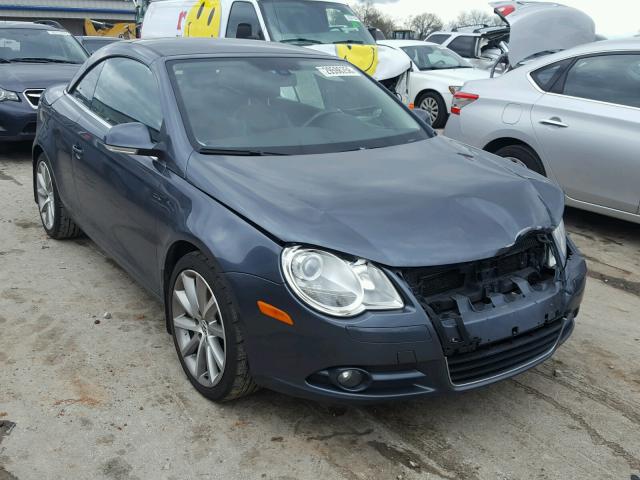 WVWDA71F27V028678 - 2007 VOLKSWAGEN EOS 2.0T S GRAY photo 1