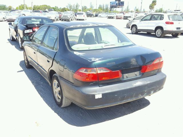 1HGCG6699YA124549 - 2000 HONDA ACCORD SE GREEN photo 3