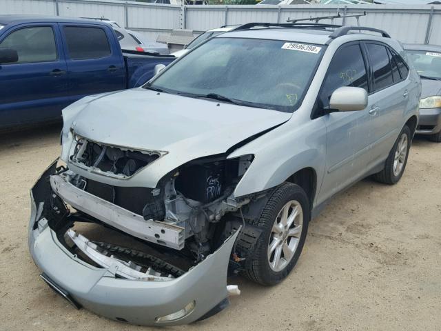 JTJGK31U190015922 - 2009 LEXUS RX 350 SILVER photo 2