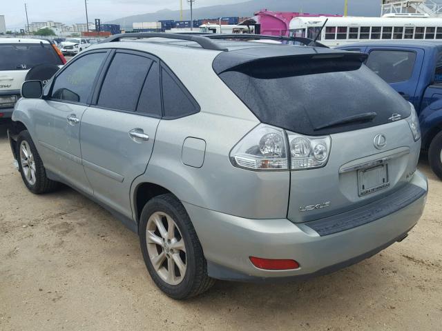 JTJGK31U190015922 - 2009 LEXUS RX 350 SILVER photo 3