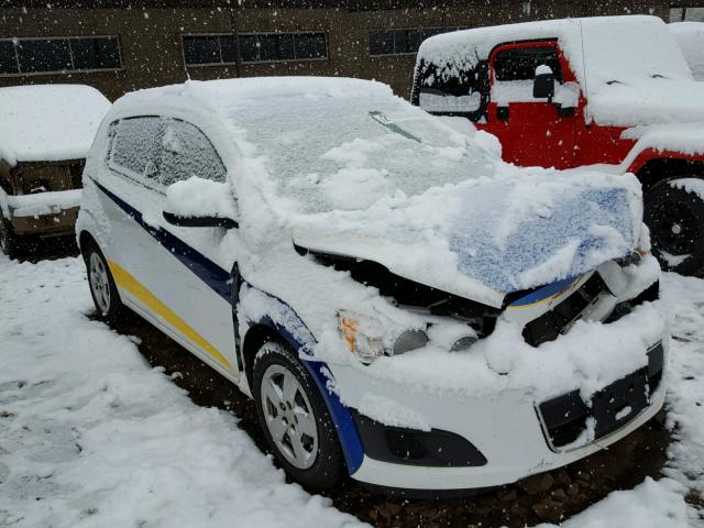 1G1JA6SH6G4156465 - 2016 CHEVROLET SONIC LS WHITE photo 1