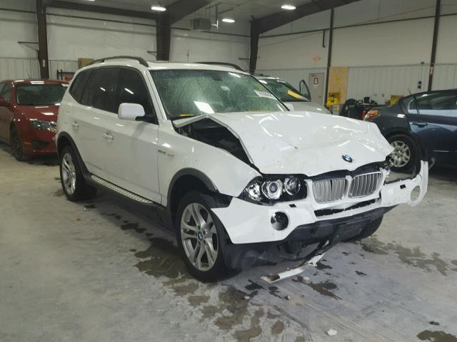 WBXPC934X8WJ17394 - 2008 BMW X3 3.0SI WHITE photo 1