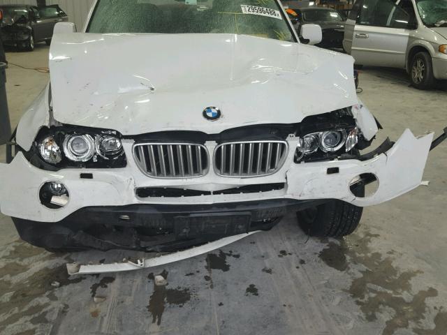 WBXPC934X8WJ17394 - 2008 BMW X3 3.0SI WHITE photo 9