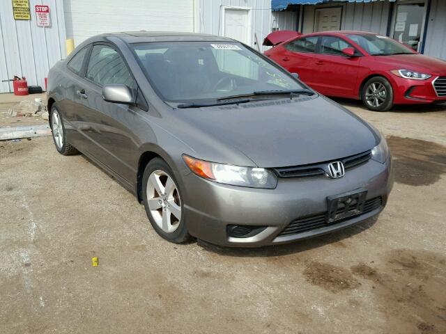 2HGFG12938H542807 - 2008 HONDA CIVIC EXL GRAY photo 1