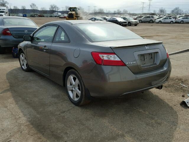 2HGFG12938H542807 - 2008 HONDA CIVIC EXL GRAY photo 3