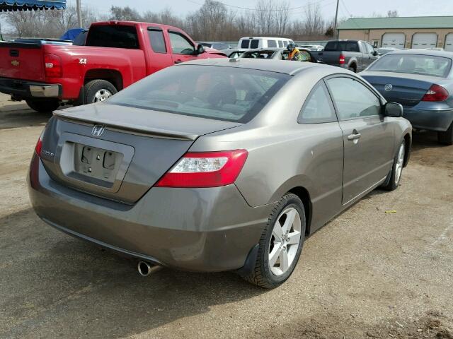 2HGFG12938H542807 - 2008 HONDA CIVIC EXL GRAY photo 4