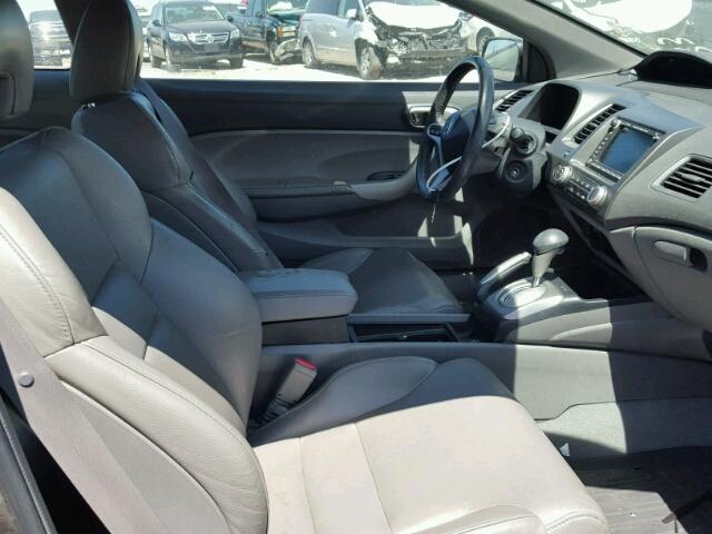 2HGFG12938H542807 - 2008 HONDA CIVIC EXL GRAY photo 5