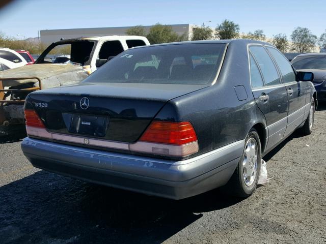 WDBGA32E6TA296550 - 1996 MERCEDES-BENZ S 320W BLACK photo 4