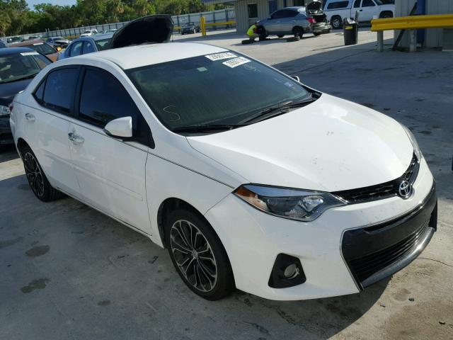 5YFBURHE0FP360305 - 2015 TOYOTA COROLLA L WHITE photo 1