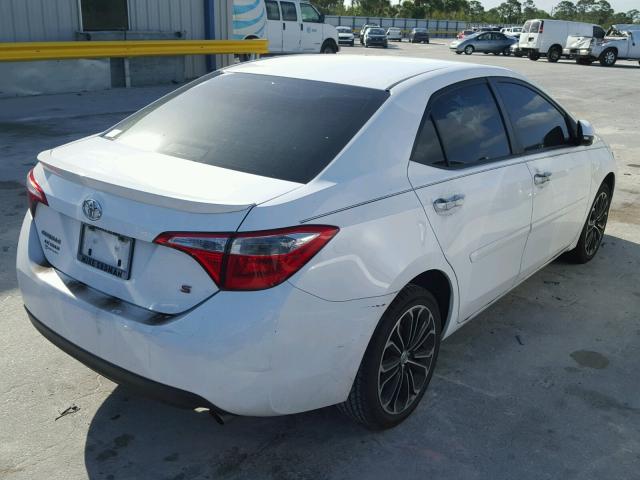 5YFBURHE0FP360305 - 2015 TOYOTA COROLLA L WHITE photo 4