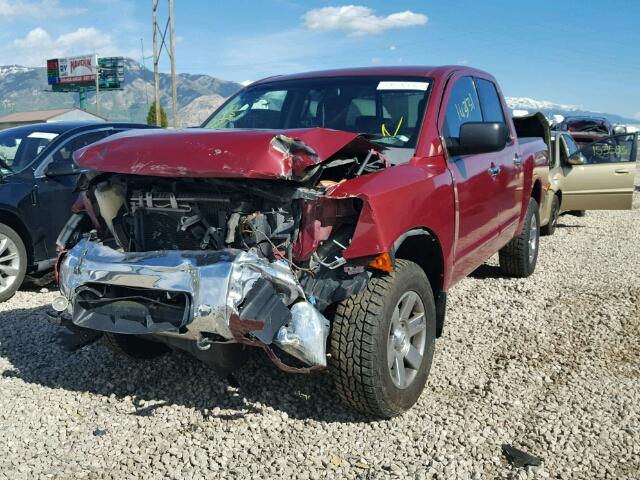 1N6BA07BX7N203274 - 2007 NISSAN TITAN XE RED photo 2