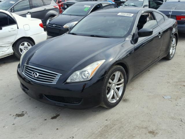 JNKCV64E59M606258 - 2009 INFINITI G37 BASE BLACK photo 2