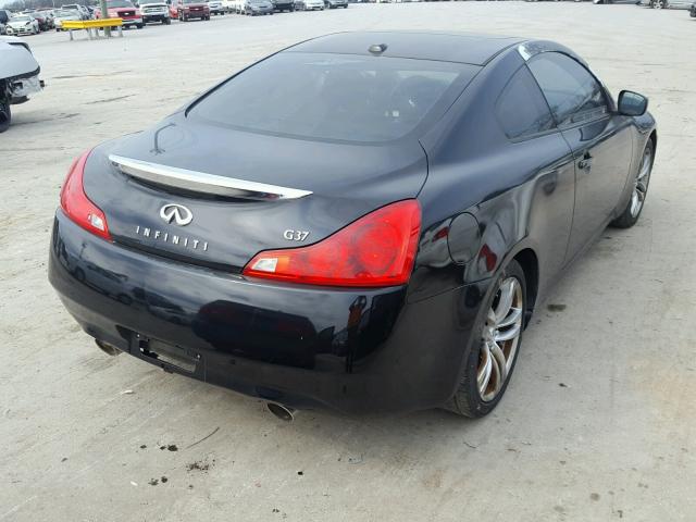 JNKCV64E59M606258 - 2009 INFINITI G37 BASE BLACK photo 4