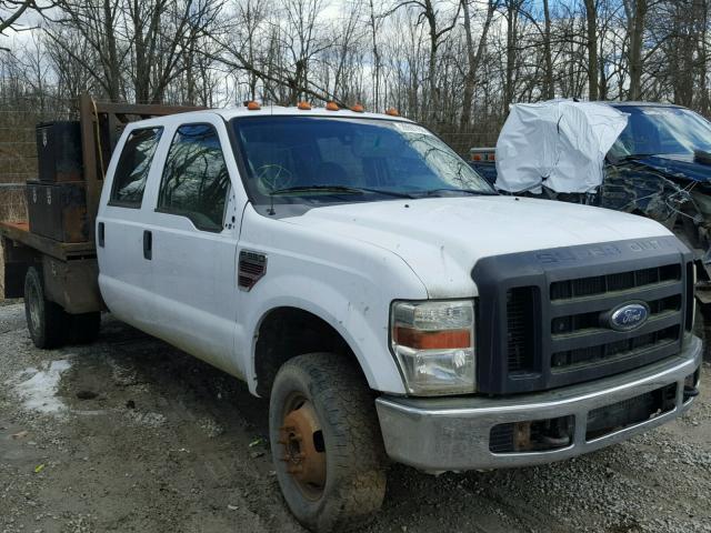 1FDWW37R78EB35730 - 2008 FORD F350 SUPER WHITE photo 1