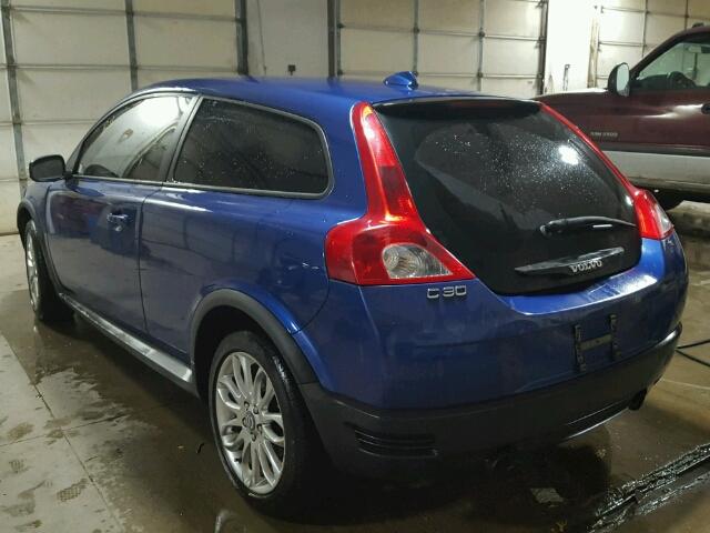 YV1MK672X82045057 - 2008 VOLVO C30 T5 BLUE photo 3