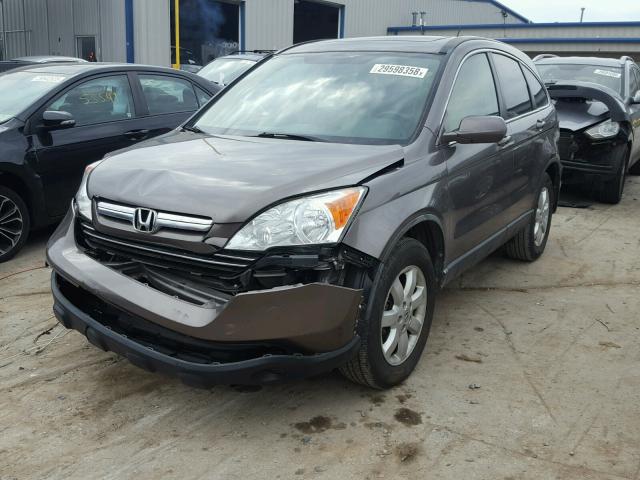 5J6RE38719L018590 - 2009 HONDA CR-V EXL TAN photo 2