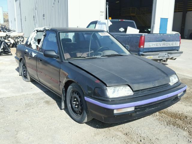 JHMED3557MS026958 - 1991 HONDA CIVIC LX BLACK photo 1