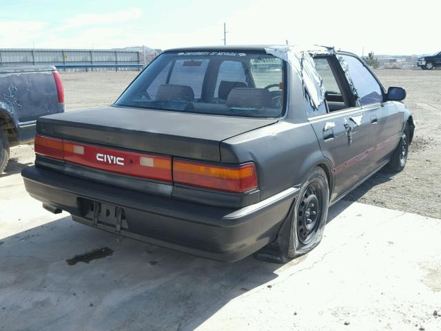 JHMED3557MS026958 - 1991 HONDA CIVIC LX BLACK photo 4