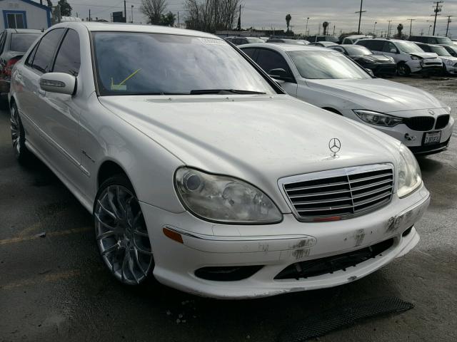 WDBNG74J15A443240 - 2005 MERCEDES-BENZ S 55 AMG WHITE photo 1