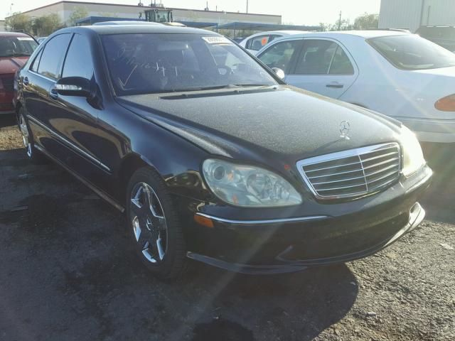 WDBNG75J04A413272 - 2004 MERCEDES-BENZ S 500 BLACK photo 1