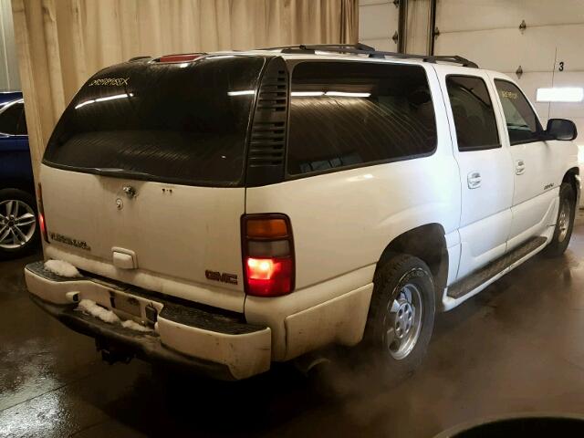 1GKFK66U82J256678 - 2002 GMC DENALI XL WHITE photo 4