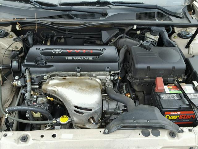 4T1BE32K04U375066 - 2004 TOYOTA CAMRY LE TAN photo 7