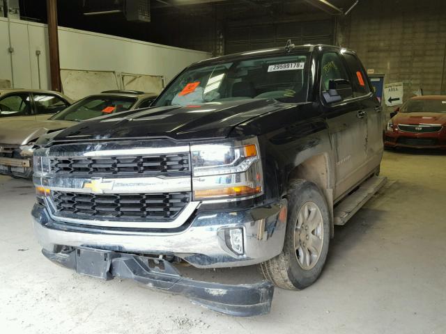 1GCVKRECXGZ238449 - 2016 CHEVROLET SILVERADO BLACK photo 2