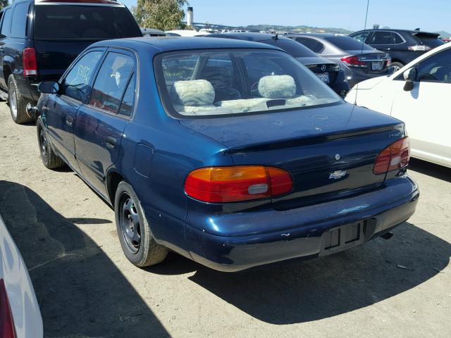 1Y1SK52892Z410471 - 2002 CHEVROLET GEO PRIZM 蓝色 照片 3