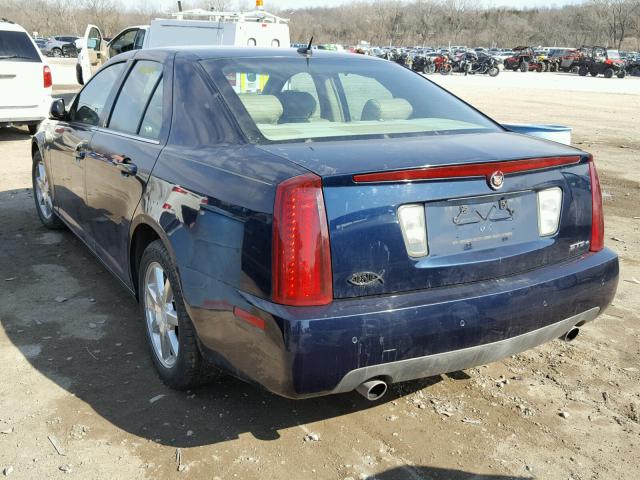 1G6DW677960193069 - 2006 CADILLAC STS BLUE photo 3