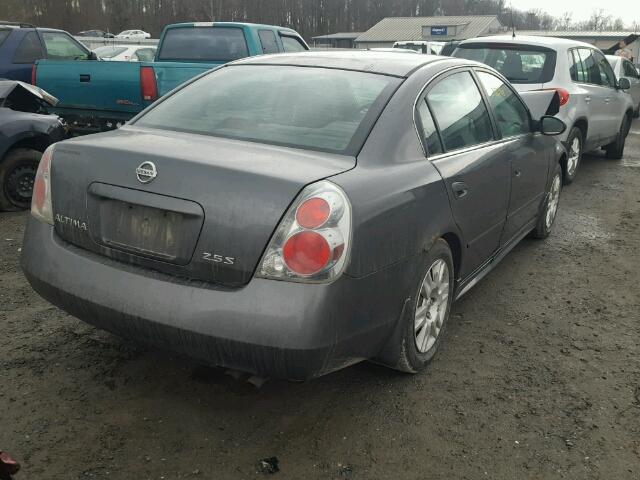 1N4AL11D55N468664 - 2005 NISSAN ALTIMA S GRAY photo 4