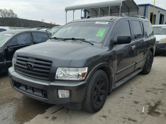 5N3AA08A56N804808 - 2006 INFINITI QX56 CHARCOAL photo 2