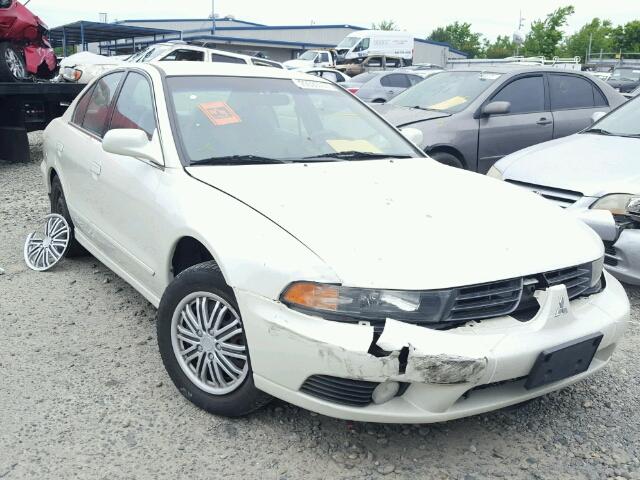 4A3AA46G13E182633 - 2003 MITSUBISHI GALANT ES WHITE photo 1