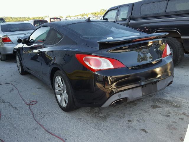 KMHHT6KD1BU063869 - 2011 HYUNDAI GENESIS CO BLACK photo 3