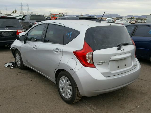 3N1CE2CP1EL360510 - 2014 NISSAN VERSA NOTE SILVER photo 3