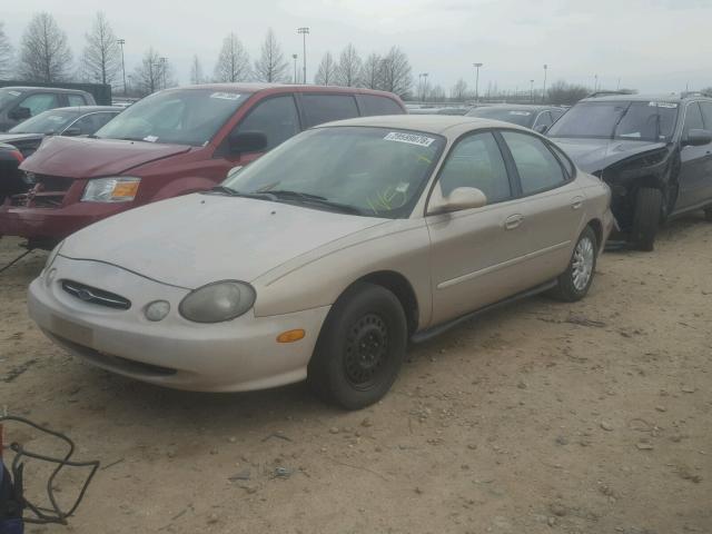 1FAFP52U3WA223712 - 1998 FORD TAURUS LX TAN photo 2