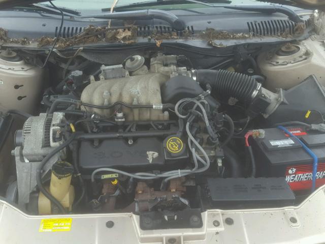 1FAFP52U3WA223712 - 1998 FORD TAURUS LX TAN photo 7