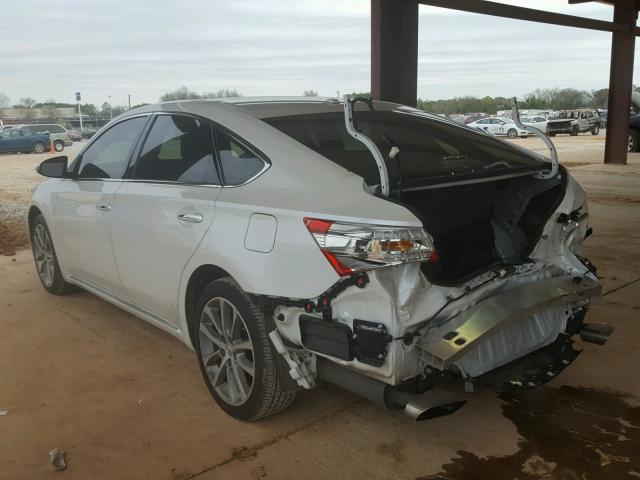 4T1BK1EB9FU172513 - 2015 TOYOTA AVALON XLE WHITE photo 3
