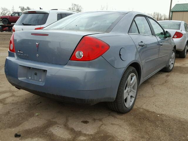 1G2ZG57B984202559 - 2008 PONTIAC G6 BASE BLUE photo 4