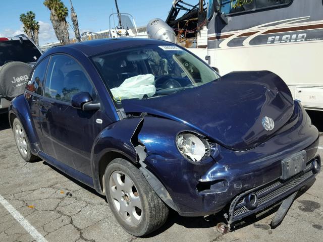 3VWCK21C72M415938 - 2002 VOLKSWAGEN NEW BEETLE ლურჯი ფოტო 1