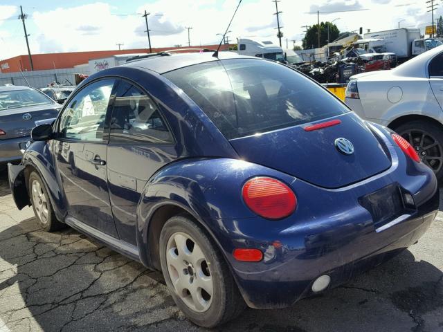 3VWCK21C72M415938 - 2002 VOLKSWAGEN NEW BEETLE ლურჯი ფოტო 3