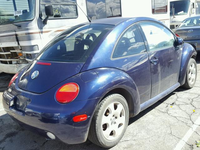3VWCK21C72M415938 - 2002 VOLKSWAGEN NEW BEETLE ლურჯი ფოტო 4
