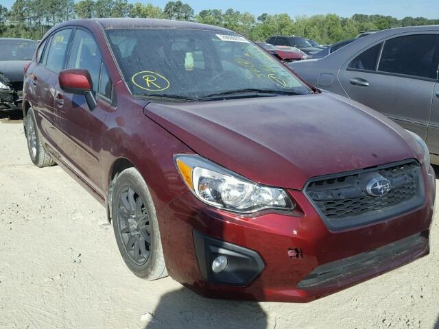 JF1GPAG69CH213325 - 2012 SUBARU IMPREZA LI RED photo 1